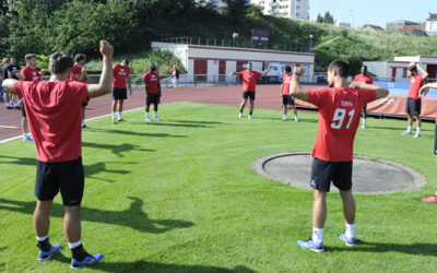 Les Rouge et Noir tiennent leur préparation