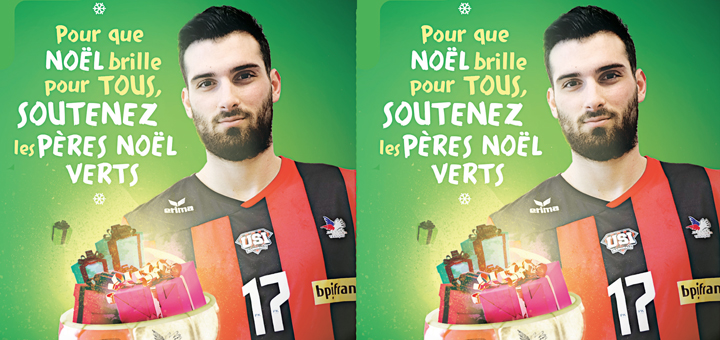 Les ivryens se déguisent en Pères Noel Verts pour le Secours Populaire