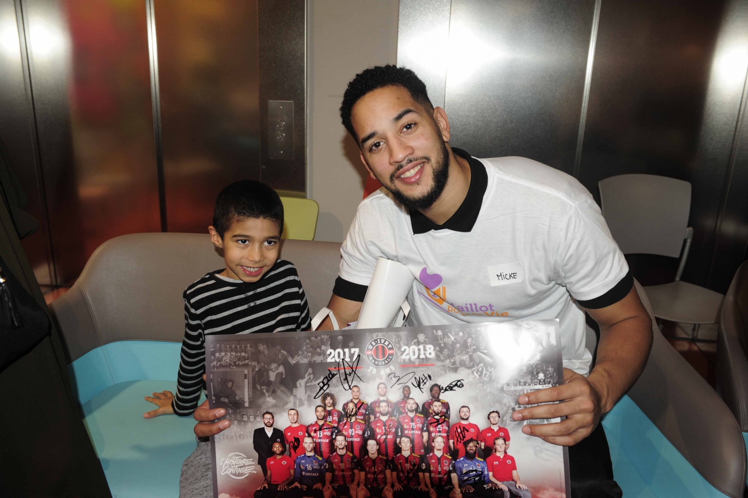 Goûter dédicace Un maillot pour la vie Février 2018